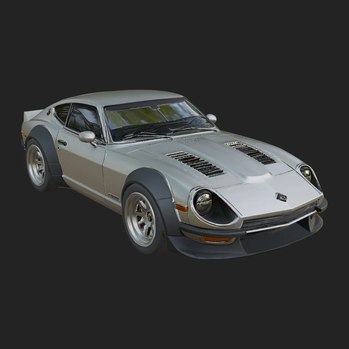 Classic Muscle Car Model Design 13