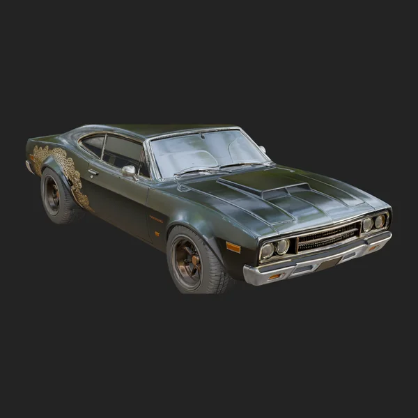 Classic Muscle Car Model Design 6