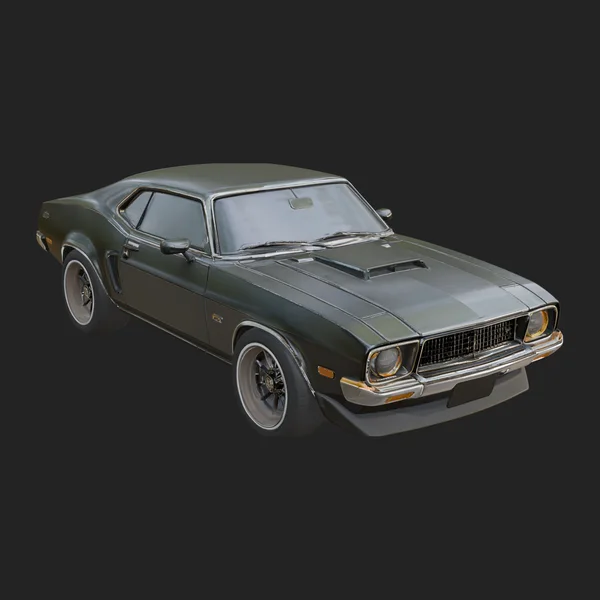 Classic Muscle Car Model Design 9