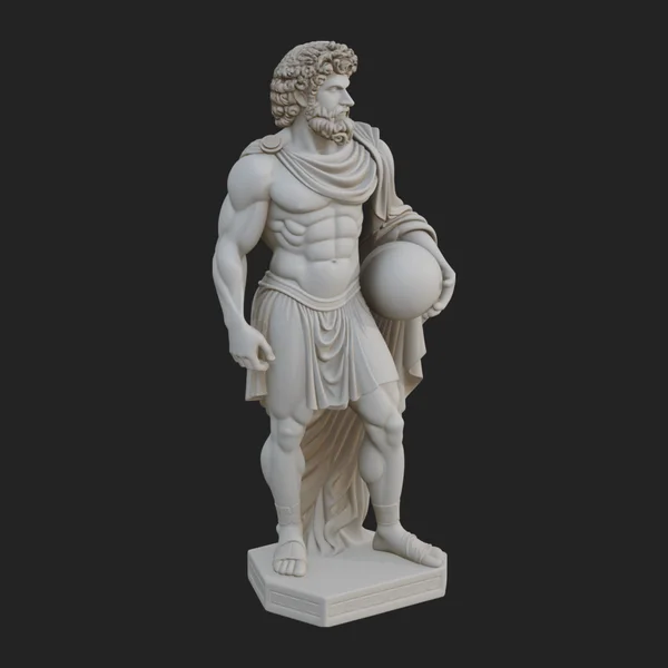 Classical Draped God Statue Design 10