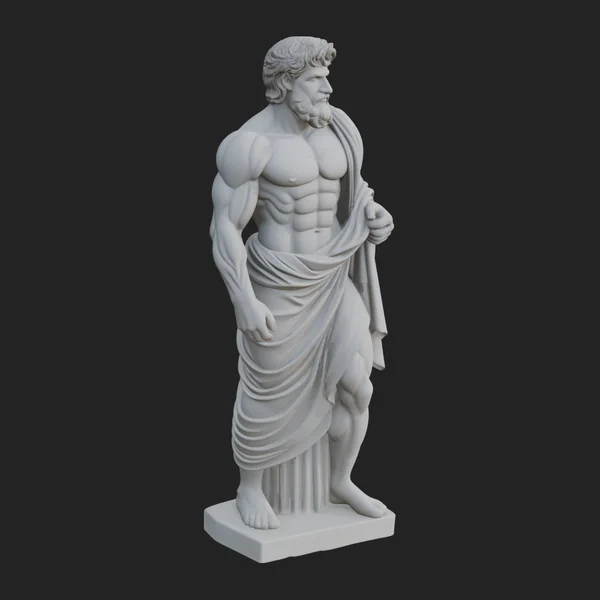 Classical Draped God Statue Design 2