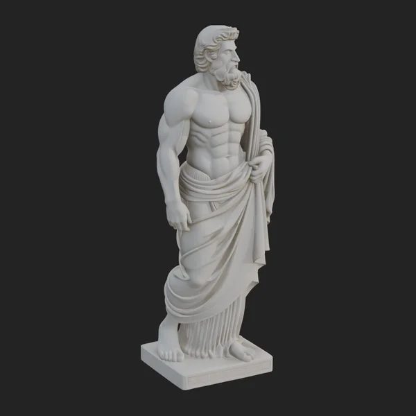 Classical Draped God Statue Design 8