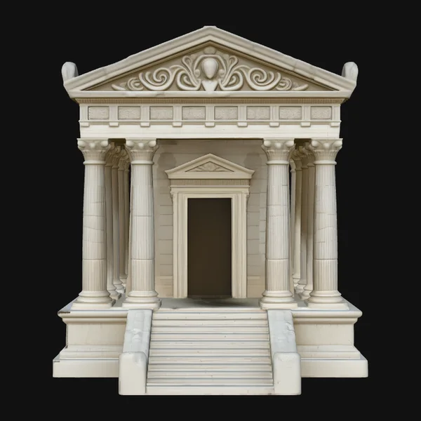Classical Temple Model Design 1