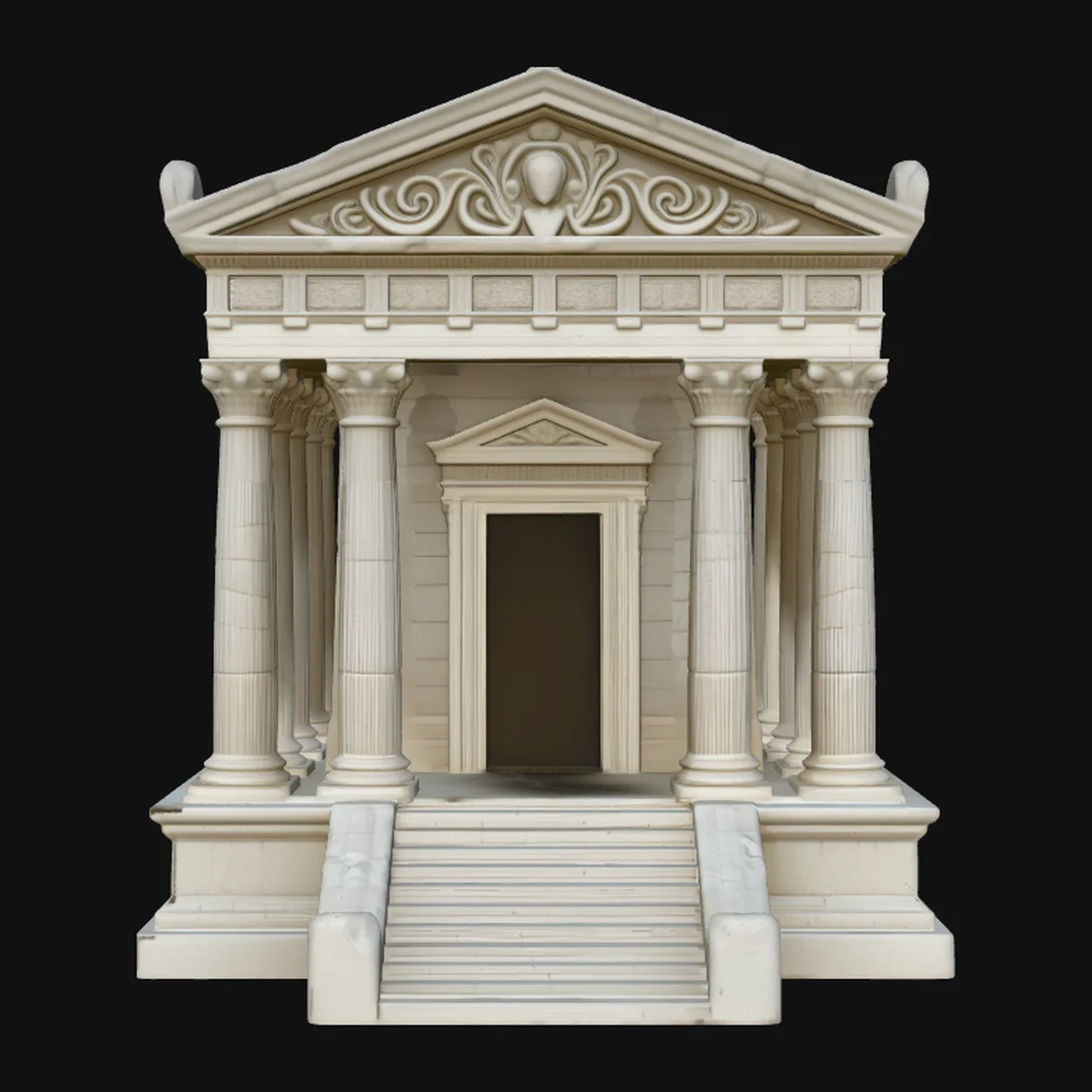 Classical Temple Model Design 1