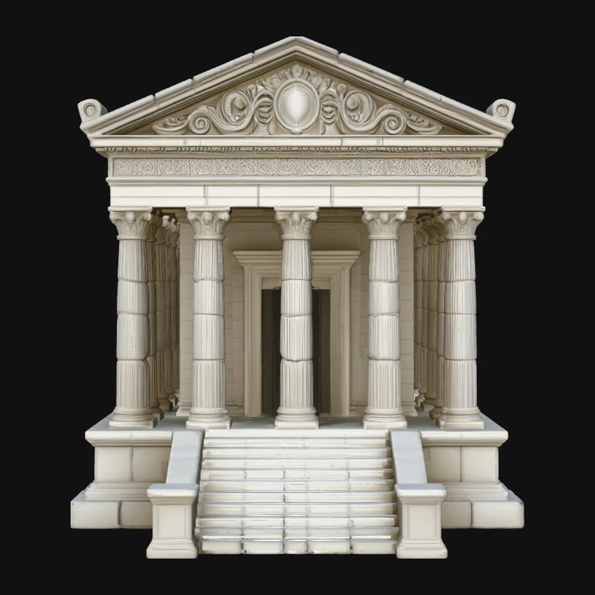Classical Temple Model Design 2