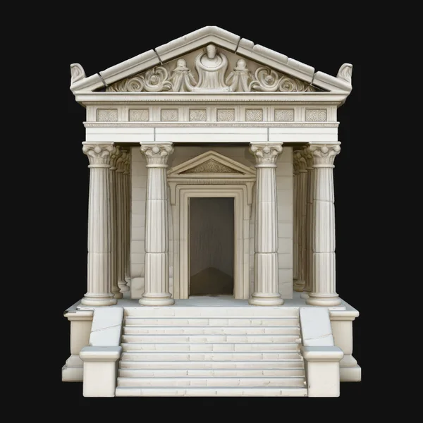 Classical Temple Model Design 3