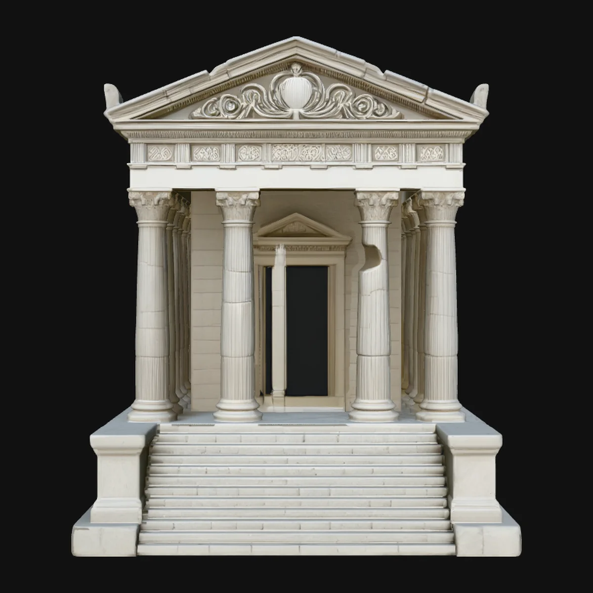 Classical Temple Model Design 4