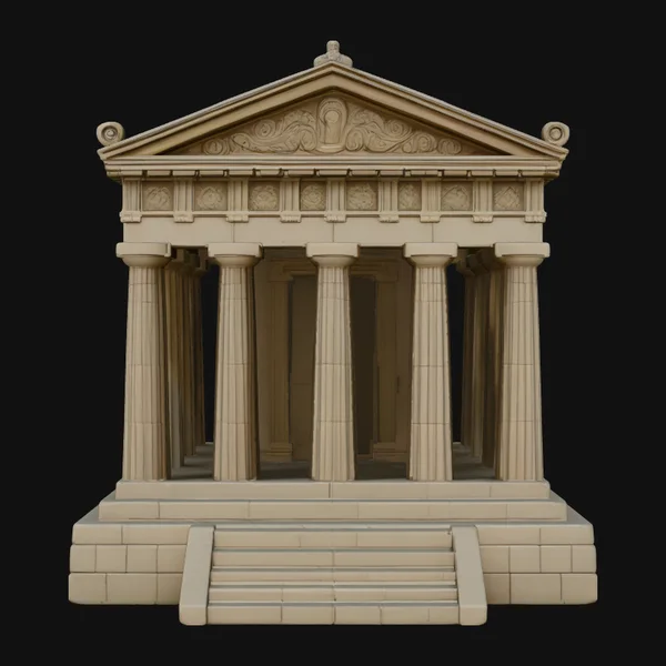 Classical Temple Model Design 5