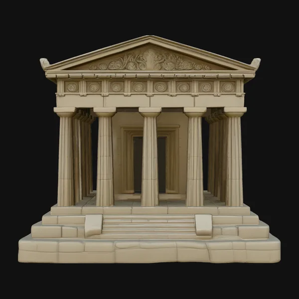 Classical Temple Model Design 7