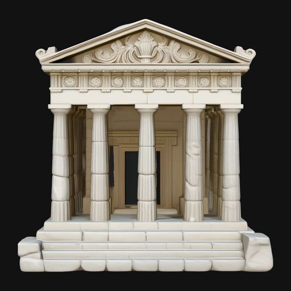 Classical Temple Model Design 8