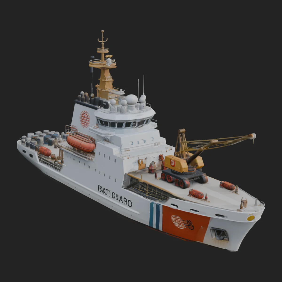 Coast Guard Cutter Model Design 7
