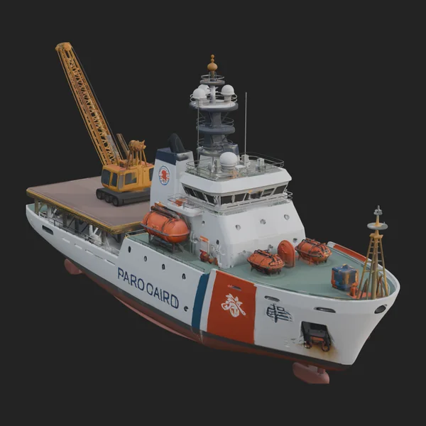 Coast Guard Cutter Model Design 8