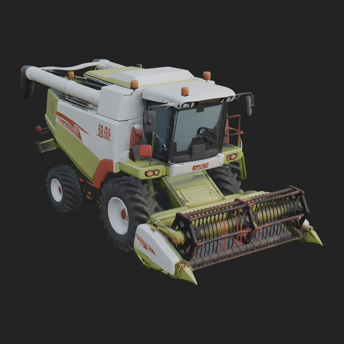 Combine Harvester Model Design 12