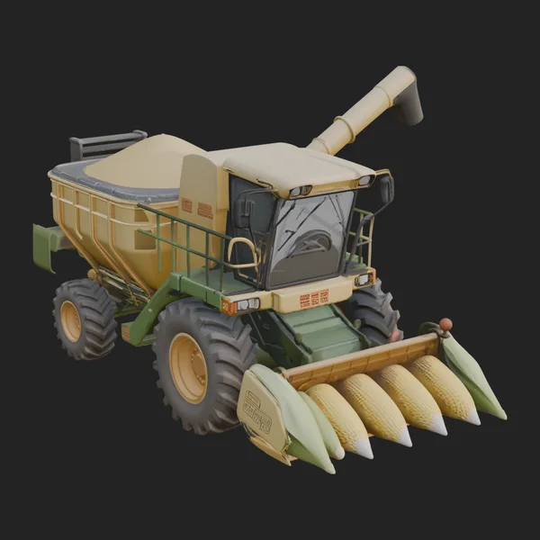 Combine Harvester Model Design 17