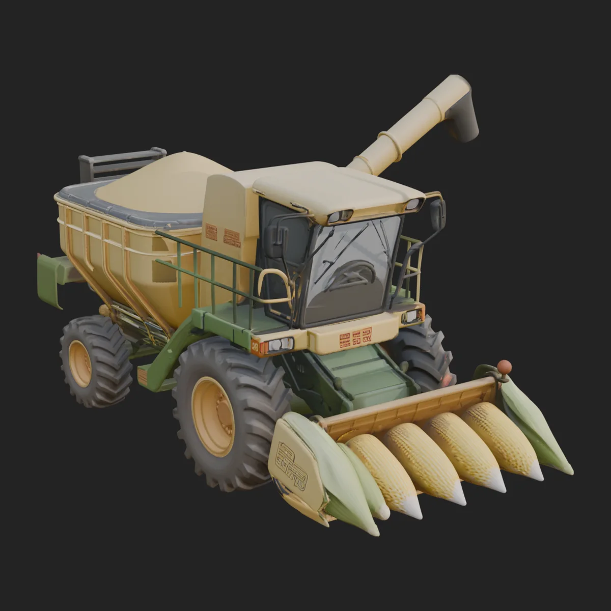 Combine Harvester Model Design 17