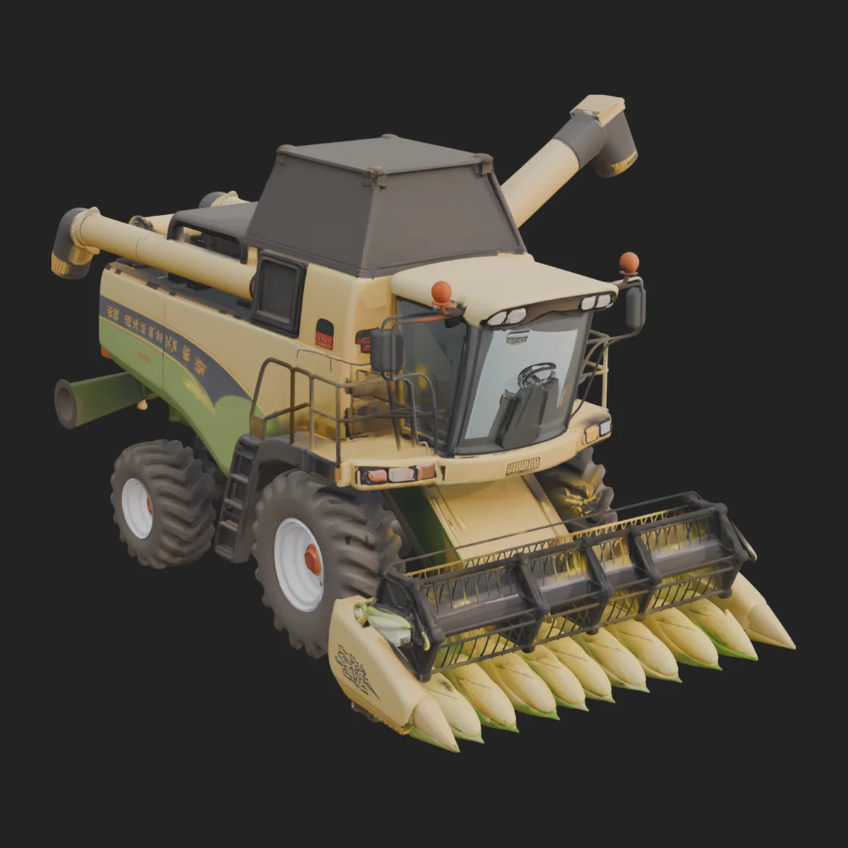 Combine Harvester Model Design 18
