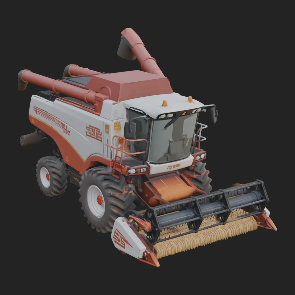 Combine Harvester Model Design 19