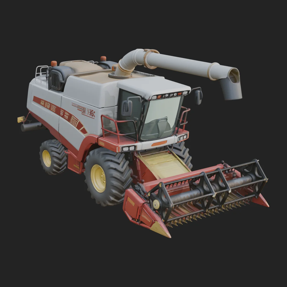 Combine Harvester Model Design 2
