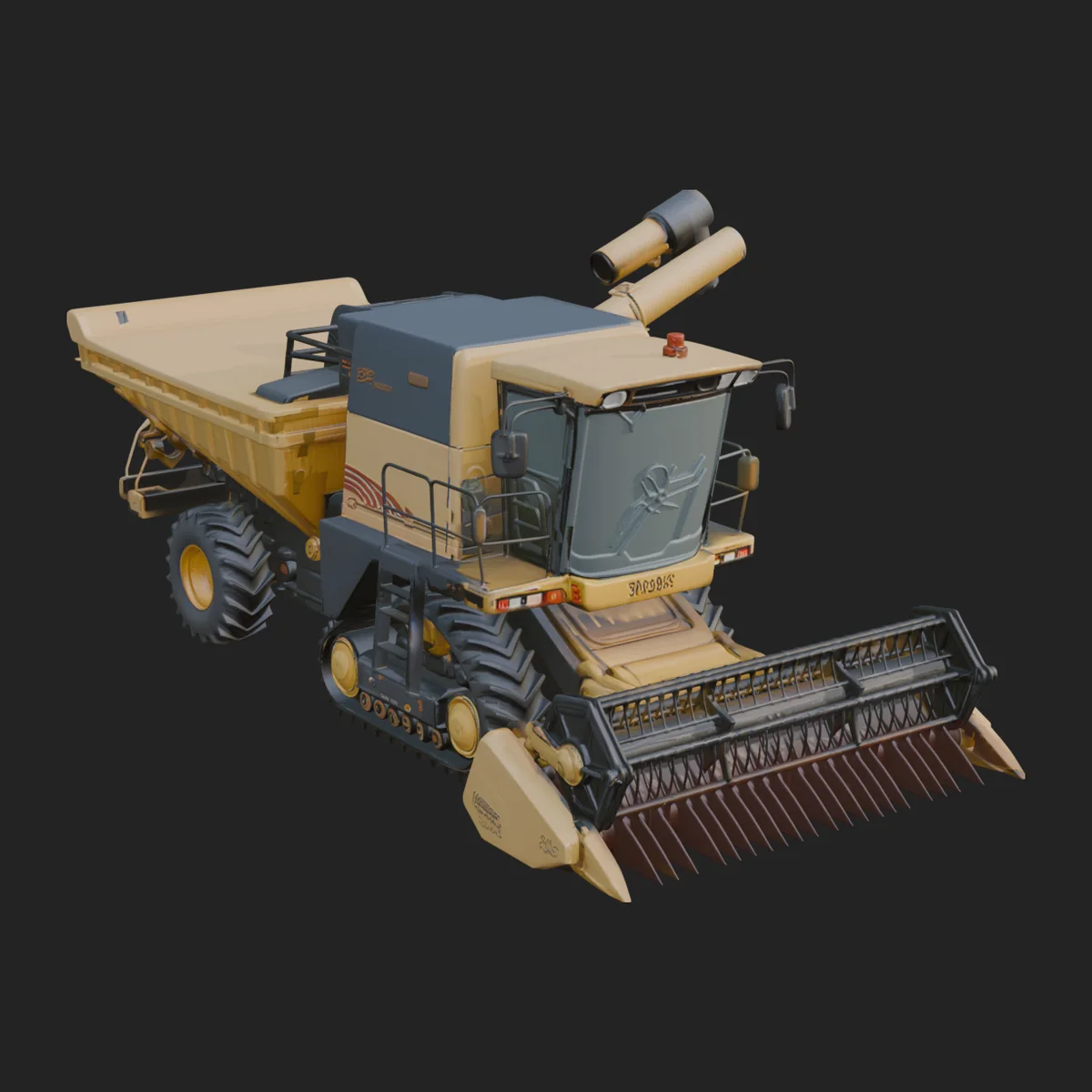 Combine Harvester Model Design 23