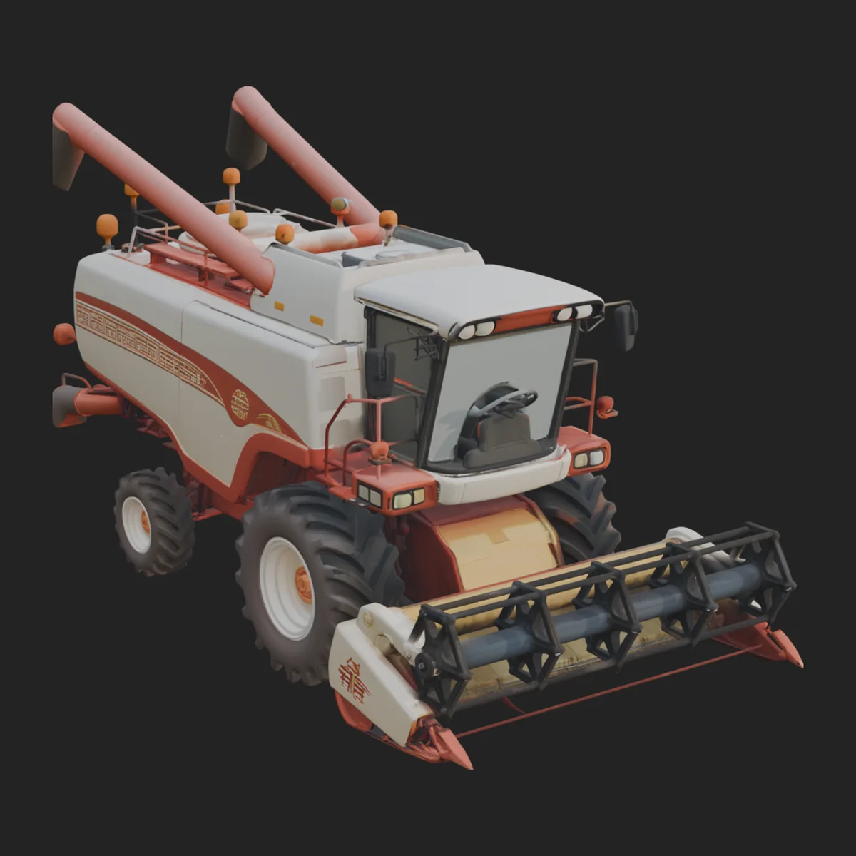 Combine Harvester Model Design 3