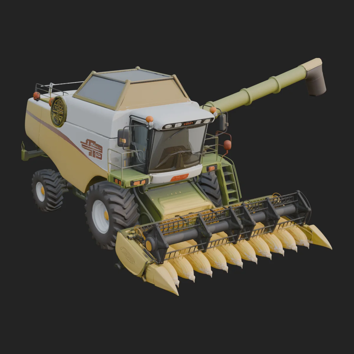 Combine Harvester Model Design 7