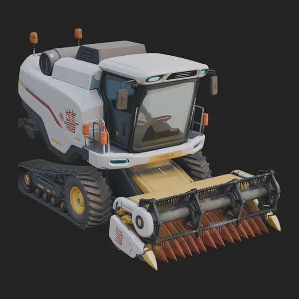 Combine Harvester Model Design 8