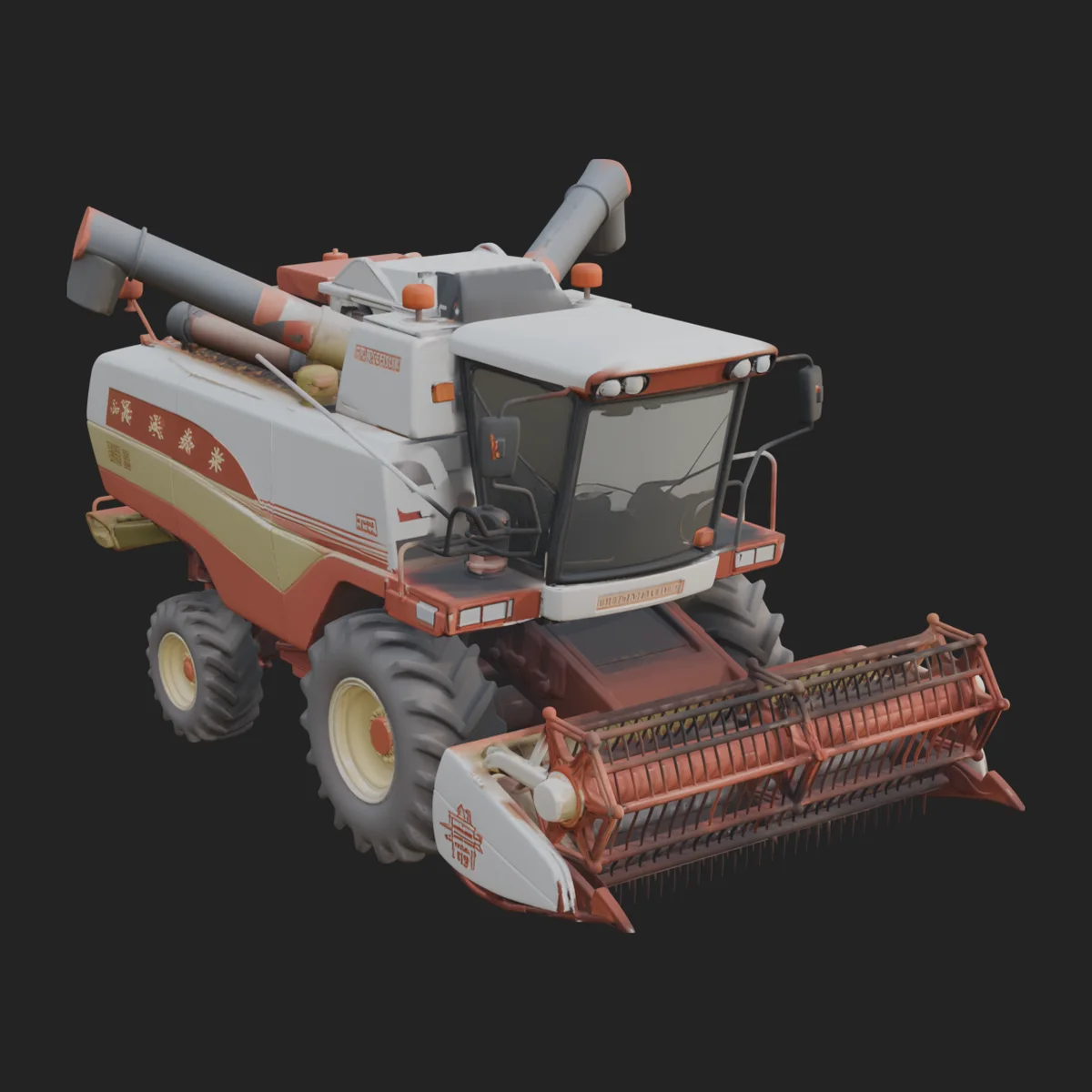Combine Harvester Model Design 9