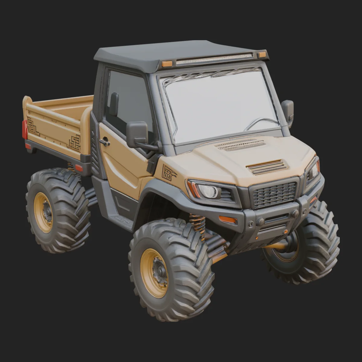 Compact Tipper Truck Model Design 2