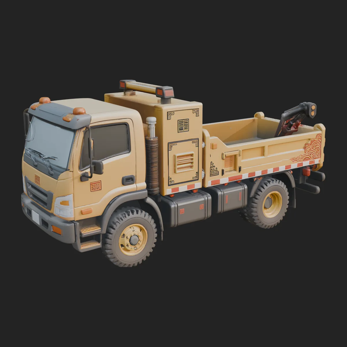 Compact Tipper Truck Model Design 4