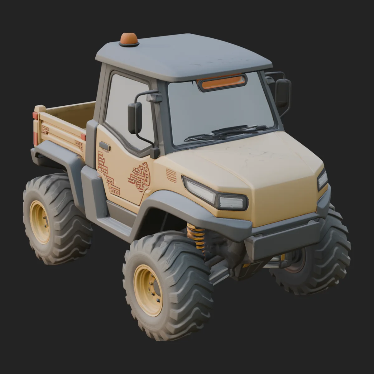 Compact Utility Truck Model Design 2