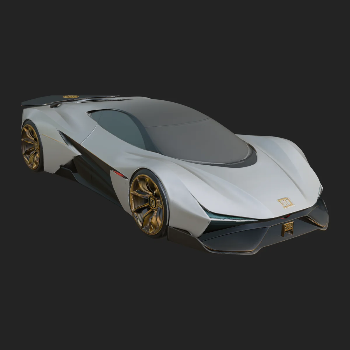 Concept Hypercar Model Design 1