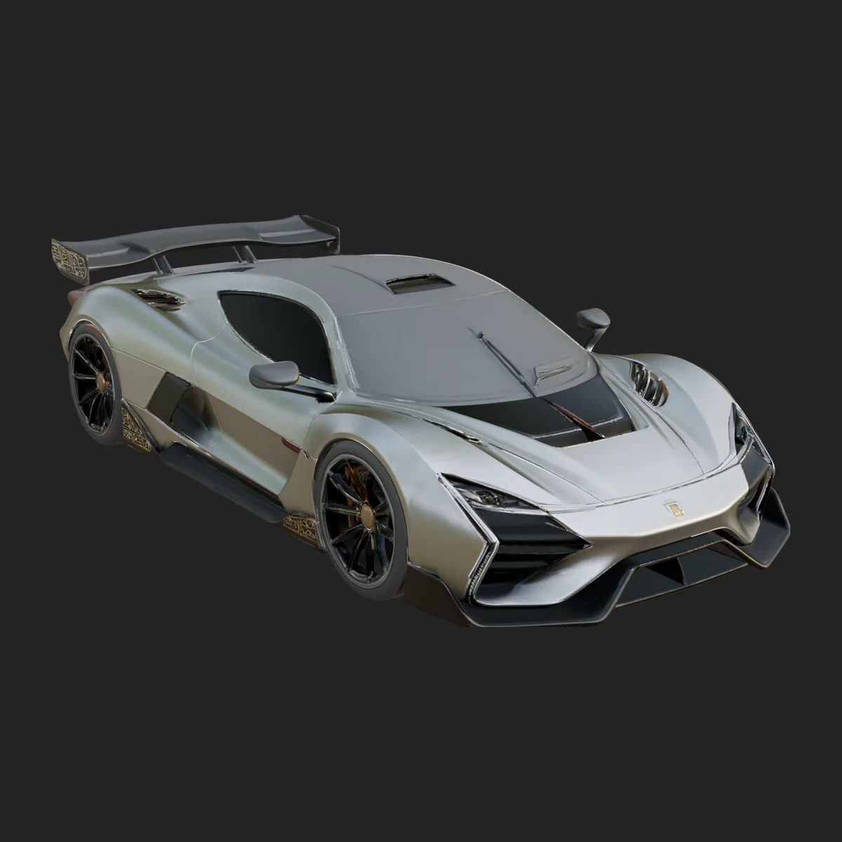 Concept Hypercar Model Design 10