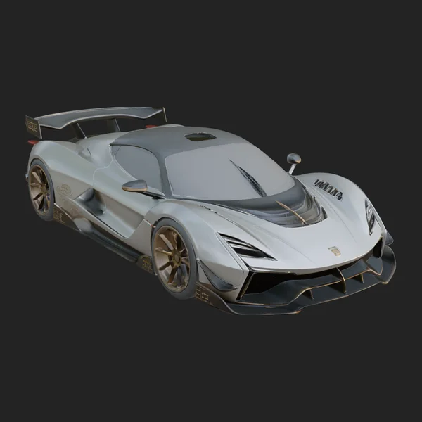 Concept Hypercar Model Design 8