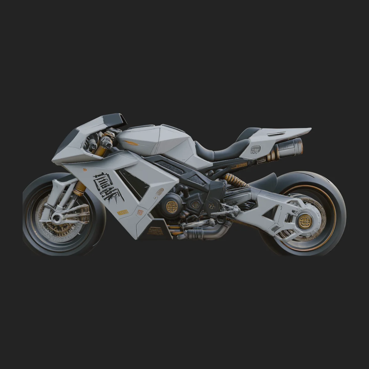 Concept Motorcycle Model Design 1