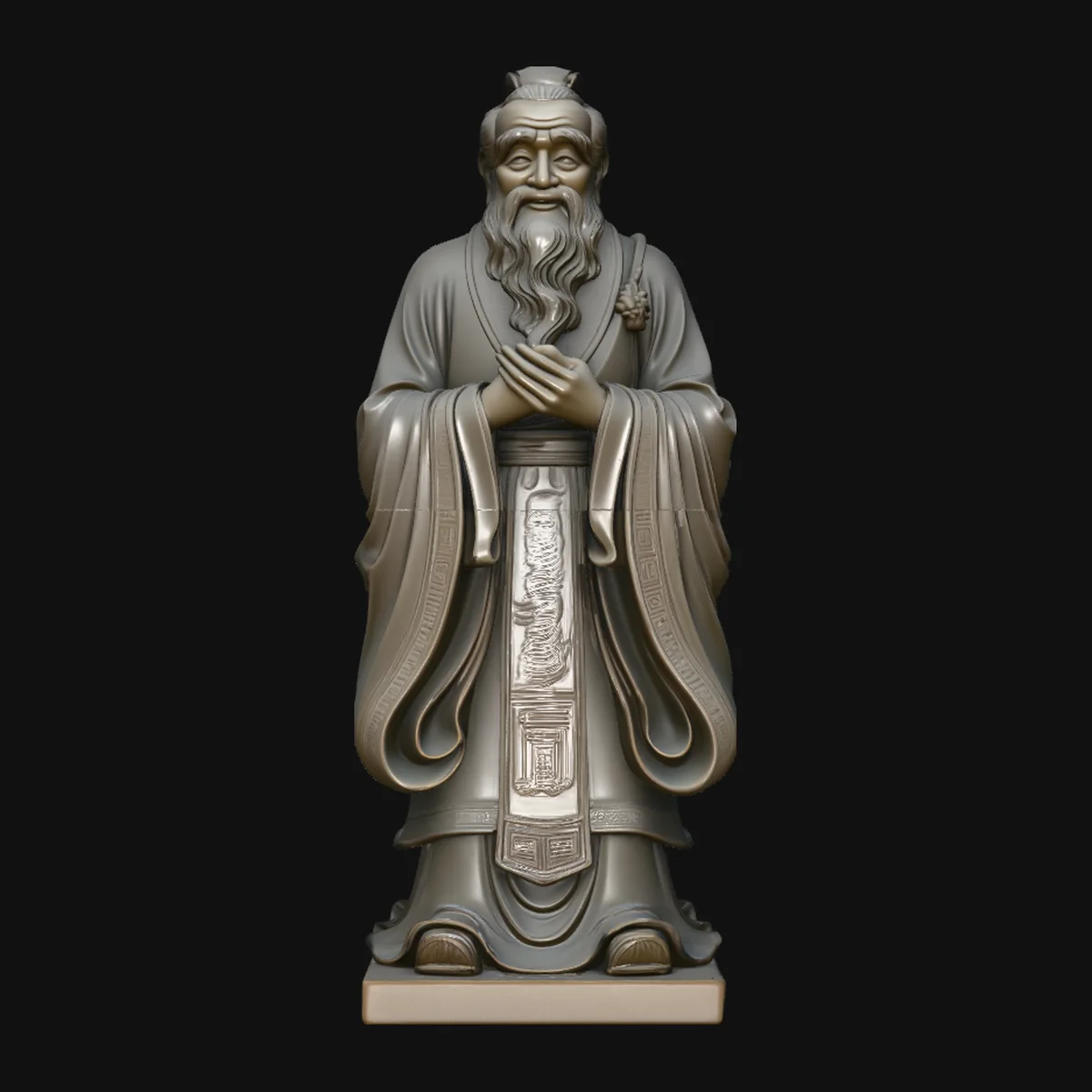 Confucius Sage Statue Design 2