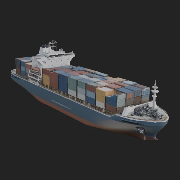 Container Ship Model Design 10