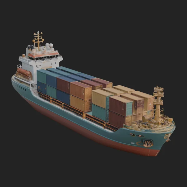 Container Ship Model Design 11