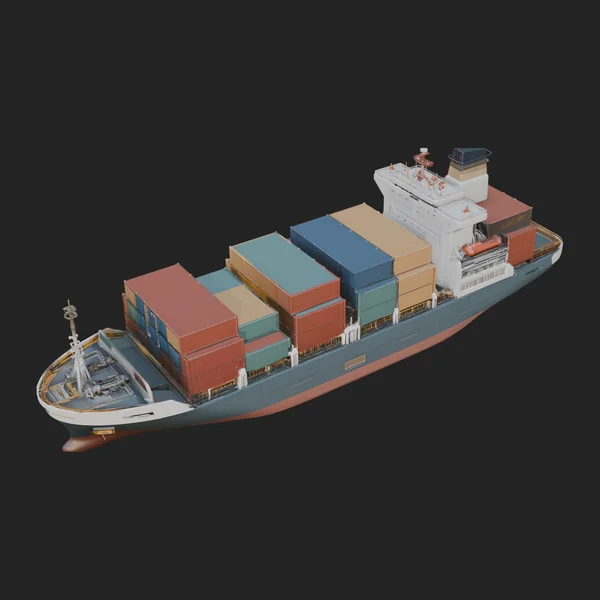 Container Ship Model Design 14