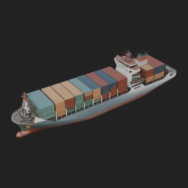 Container Ship Model Design 15