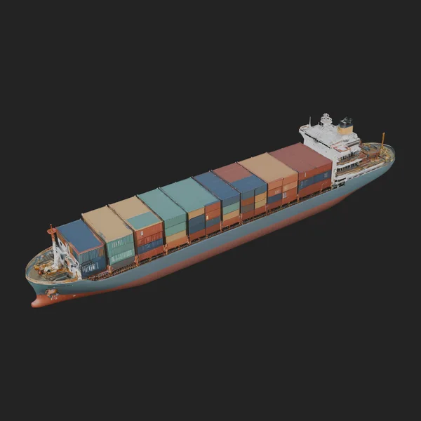 Container Ship Model Design 16