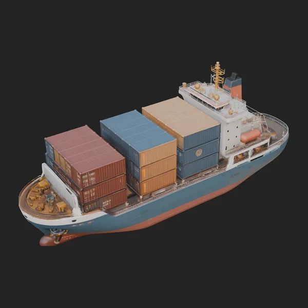 Container Ship Model Design 17