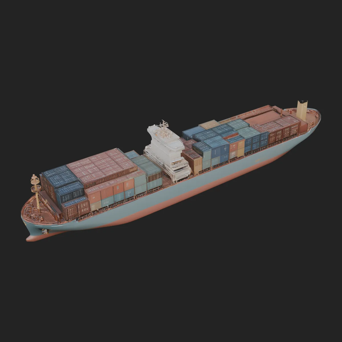 Container Ship Model Design 19