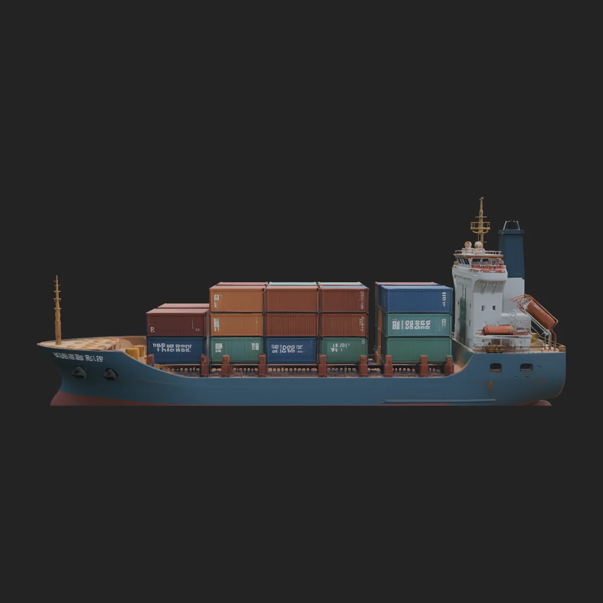Container Ship Model Design 2