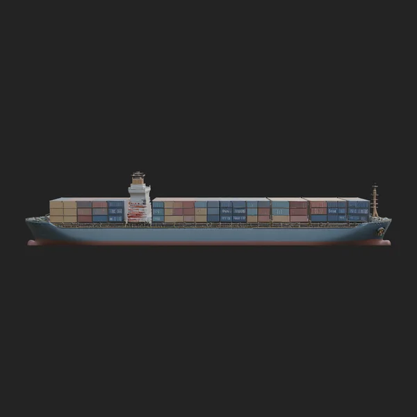 Container Ship Model Design 3