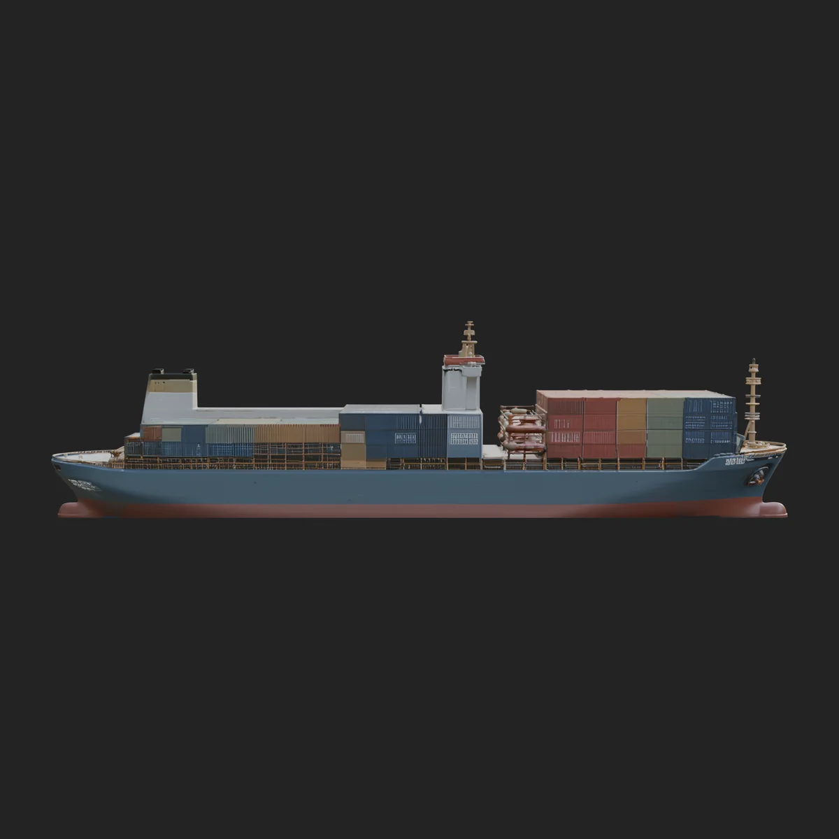 Container Ship Model Design 6