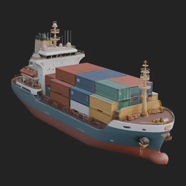Container Ship Model Design 9