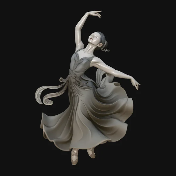Contemporary Dancer Statue Design 2
