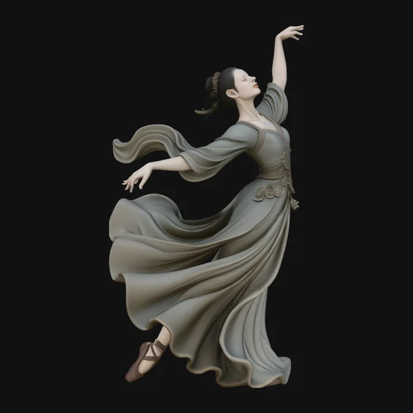 Contemporary Dancer Statue Design 4