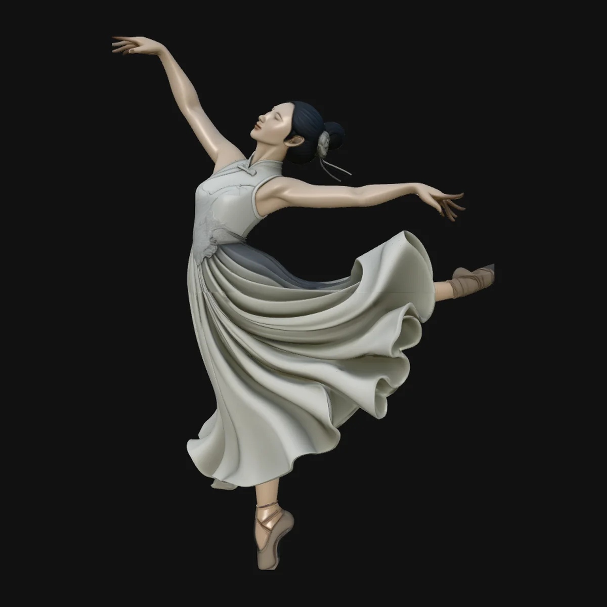 Contemporary Dancer Statue Design 5
