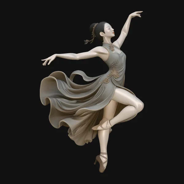 Contemporary Dancer Statue Design 7
